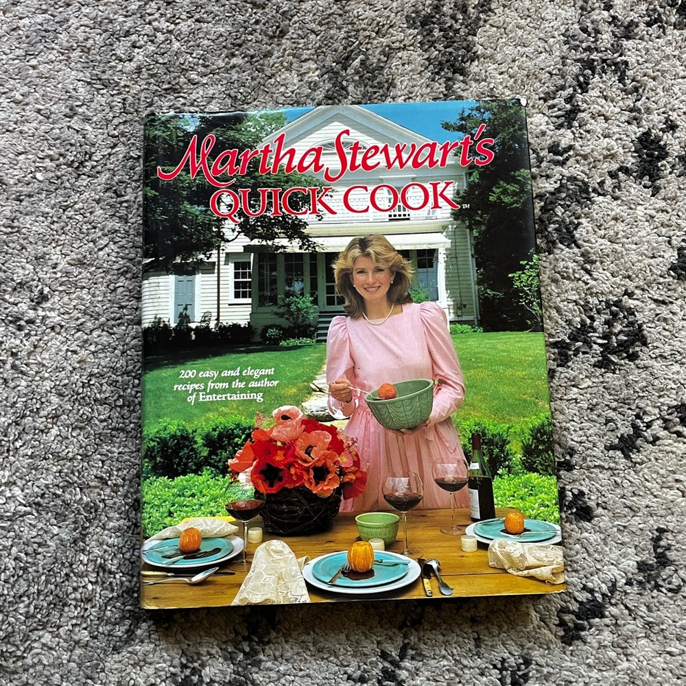 Vintage Martha Stewart's Quick Cook - Vibrant Pink and Green Edition